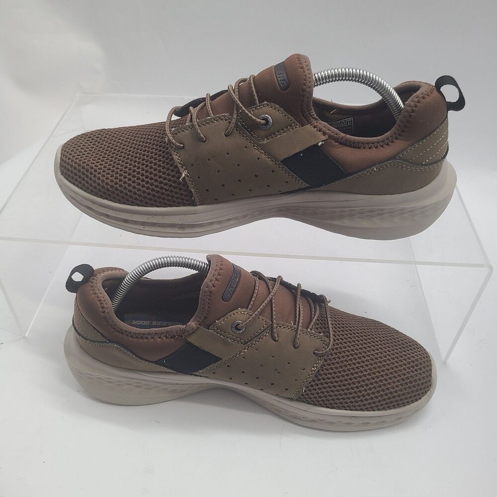 Skechers Men's Relaxed Fit: Slade - Raymar Sneaker Brown (210809/BRN) US Sz 11.5 - Picture 3 of 8